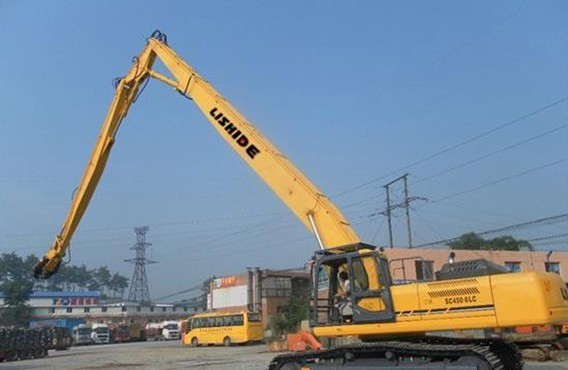 挖掘機拆樓臂、三段式加長臂、挖掘機拆樓臂廠家